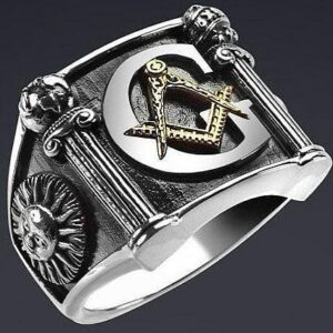 Illuminati Black Ring