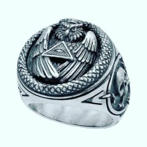 Illuminati Stone Ring