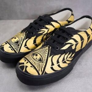 Yellow & Black Shoes