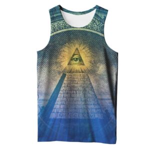 Blue Color Undershirt Illuminati